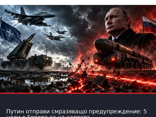 Путин отправи смразяващо предупреждение: 5 цели в Европа са на картата.