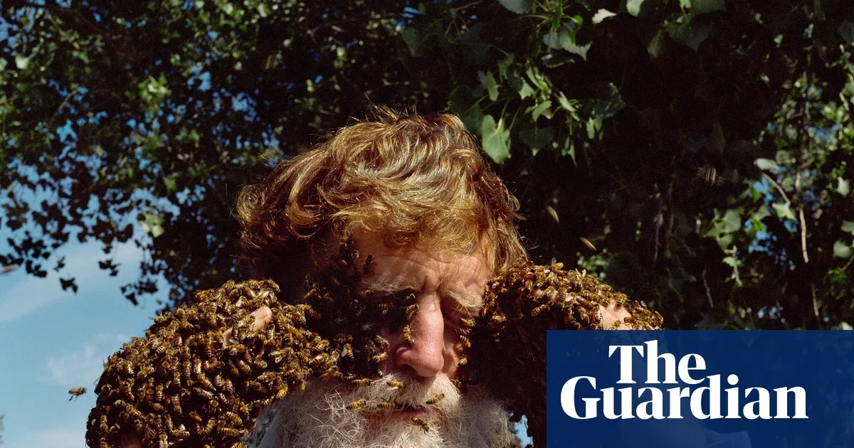 Photographer recalls bare-handed beekeeper who wore a swarm on his face